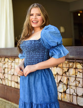 Carregar imagem no visualizador da galeria, Vestido jeans Camélia