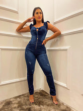 Carregar imagem no visualizador da galeria, Macacão Jeans Maira