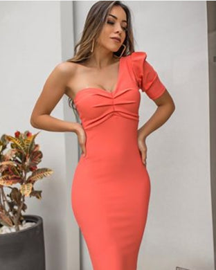 Vestido manga bufante