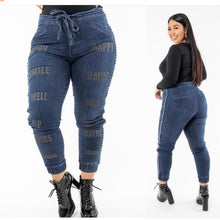 Carregar imagem no visualizador da galeria, Calça jeans jogger plus
