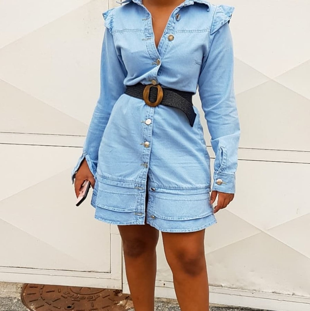 Vestido Jeans Babadeiro