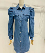 Carregar imagem no visualizador da galeria, Vestido Jeans Leve Pina