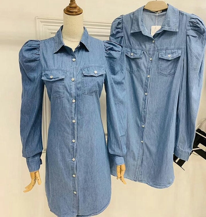 Vestido Jeans Leve Pina