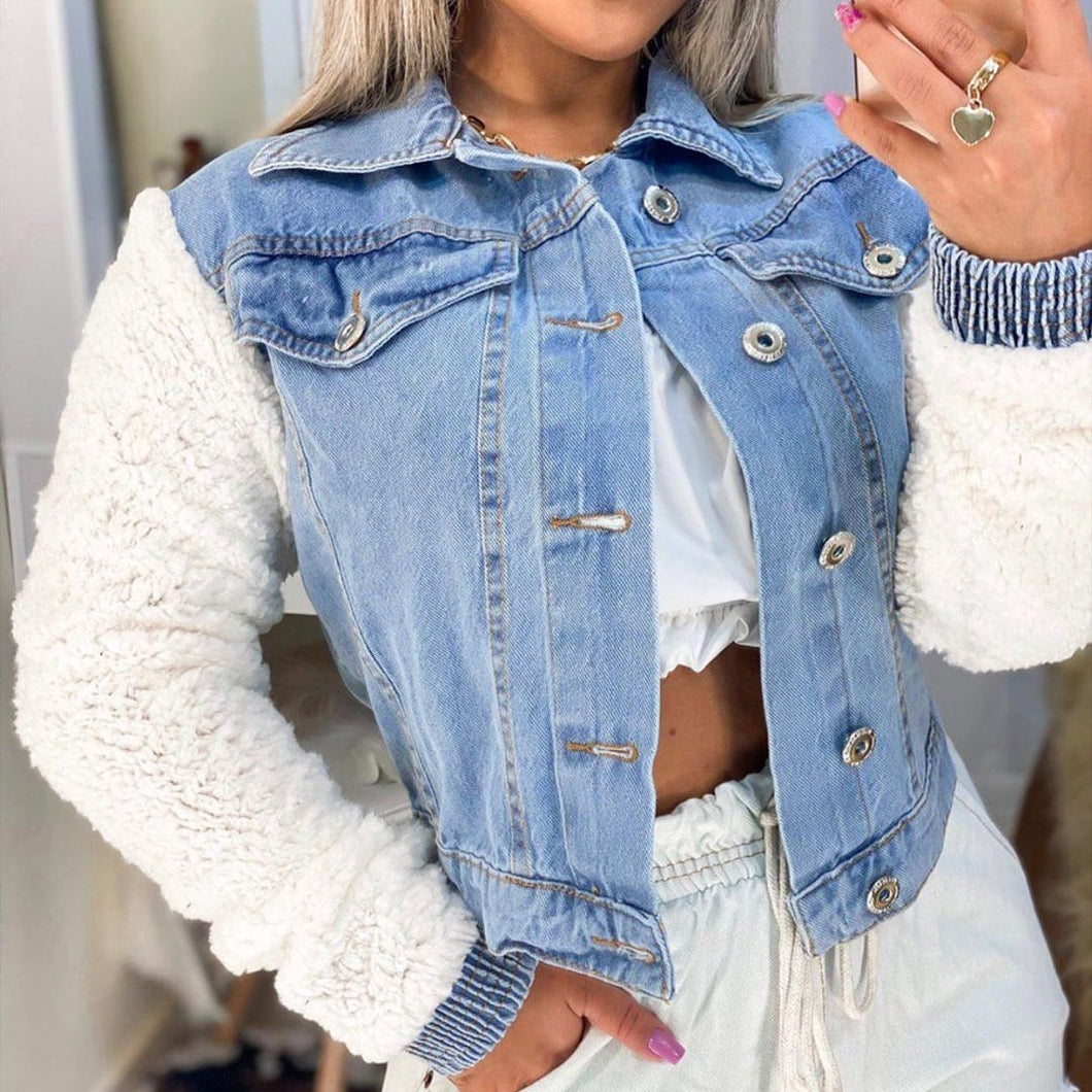 Jaqueta Jeans Plush Judite