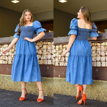 Carregar imagem no visualizador da galeria, Vestido jeans Camélia