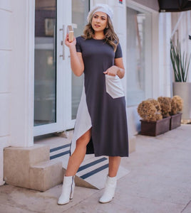 Vestido monocromático