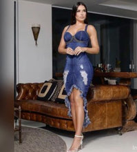 Carregar imagem no visualizador da galeria, Vestido Jeans Beldade