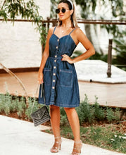 Carregar imagem no visualizador da galeria, Vestido Jeans Suziel