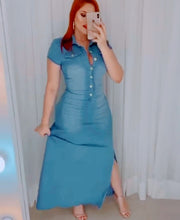 Carregar imagem no visualizador da galeria, Vestido Jeans Rosélia