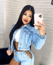 Carregar imagem no visualizador da galeria, Jaqueta jeans Margameg