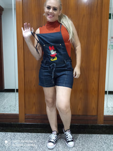 Jardineira jeans minimic