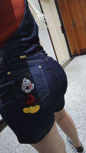 Jardineira jeans minimic