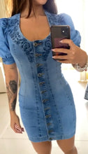 Carregar imagem no visualizador da galeria, Vestido jeans Amapola