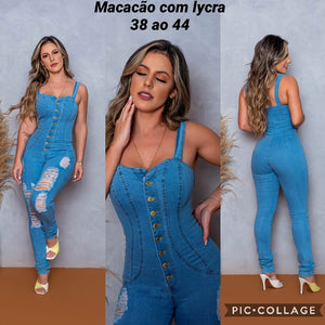 Macacão Jeans Junqueira