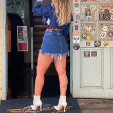 Carregar imagem no visualizador da galeria, Saia Shorts Jeans