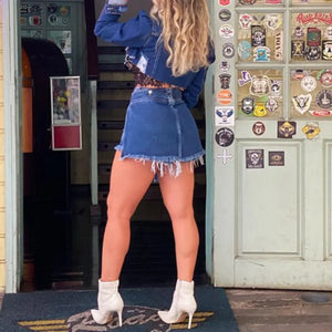 Saia Shorts Jeans