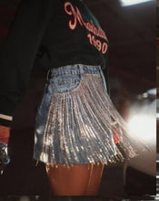 Carregar imagem no visualizador da galeria, Saia Jeans Mirá