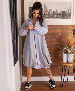 Vestido Max blusão