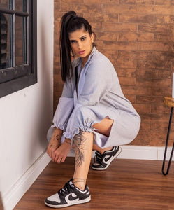 Vestido Max blusão