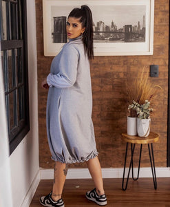 Vestido Max blusão