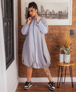Vestido Max blusão