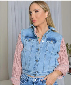 Jaqueta jeans-modal
