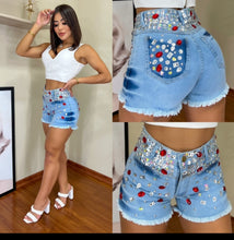 Carregar imagem no visualizador da galeria, Shorts Jeans Riqueza