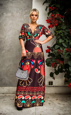 Vestido longo Munhoz