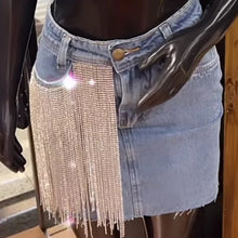 Carregar imagem no visualizador da galeria, Saia Jeans Mirá