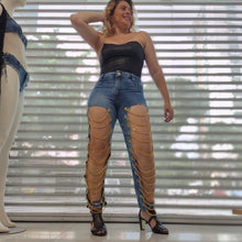 Carregar imagem no visualizador da galeria, Calça Jeans Folk
