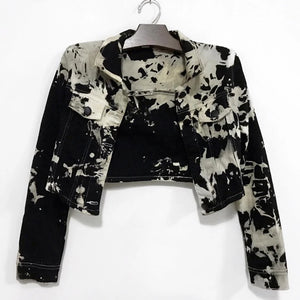 Jaqueta Black/White Tayna