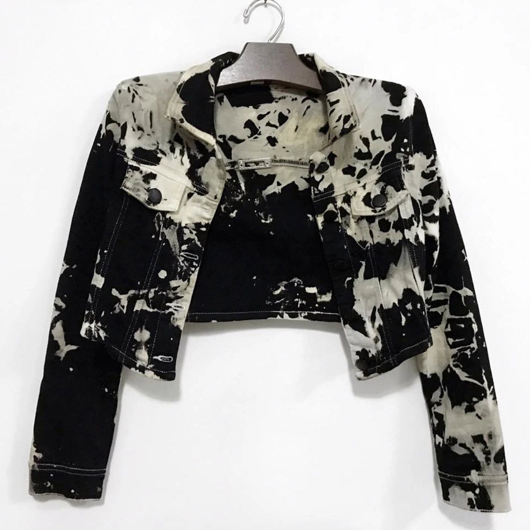 Jaqueta Black/White Tayna