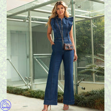 Carregar imagem no visualizador da galeria, Macacão Jeans Leni