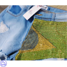 Carregar imagem no visualizador da galeria, Shorts Jeans Brasil