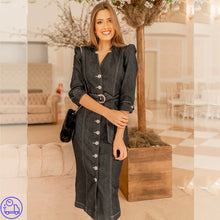 Carregar imagem no visualizador da galeria, Vestido Jeans Darlete