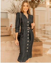 Carregar imagem no visualizador da galeria, Vestido Jeans Darlete