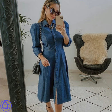 Vestido Jeans Midi Lourdes