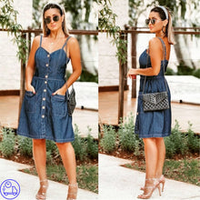 Carregar imagem no visualizador da galeria, Vestido Jeans Suziel