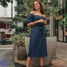 Carregar imagem no visualizador da galeria, Vestido Jeans Thiffany