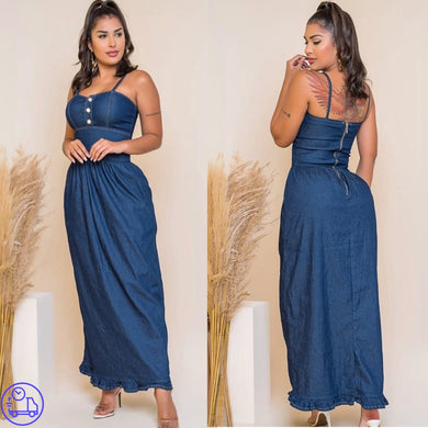 Vestido Jeans Thayná