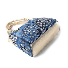 Carregar imagem no visualizador da galeria, Bolsa Jeans Crystal Diamond Luxury # CYP0362.2326