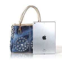 Carregar imagem no visualizador da galeria, Bolsa Jeans Crystal Diamond Luxury # CYP0362.2326