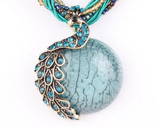 Carregar imagem no visualizador da galeria, Colar Blue Natural Stone # XL649.7595