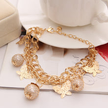 Carregar imagem no visualizador da galeria, Pulseira Gold Butterfly # SL023A.7585