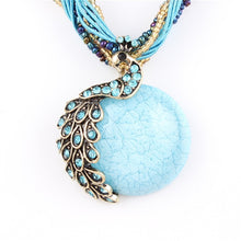 Carregar imagem no visualizador da galeria, Colar Blue Natural Stone # XL649.7595