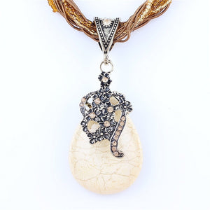 Colar Blue Natural Stone # XL649.7595