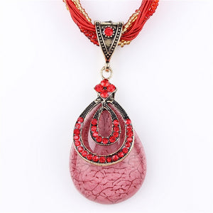 Colar Blue Natural Stone # XL649.7595