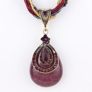 Colar Blue Natural Stone # XL649.7595