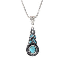 Carregar imagem no visualizador da galeria, Colar Blue Natural Stone # XL649.7595