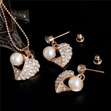 Carregar imagem no visualizador da galeria, Colar e Brincos Bridge Crystal Gold  Silver # IO21.8090